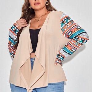 🆕 Pattern Sleeve Blazer